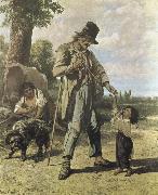 Gustave Courbet Beggar oil painting on canvas
